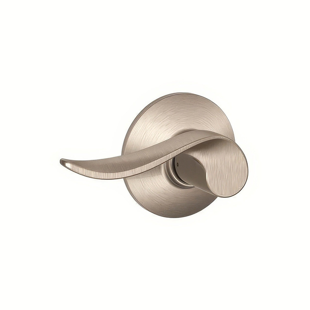 Schlage F170SAC619LH satin nickel dummy door lever