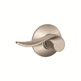 Schlage F170SAC619LH satin nickel dummy door lever