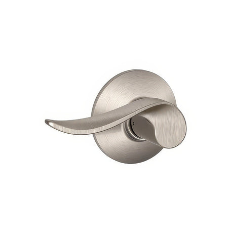 Schlage F170SAC619RH satin nickel dummy door lever