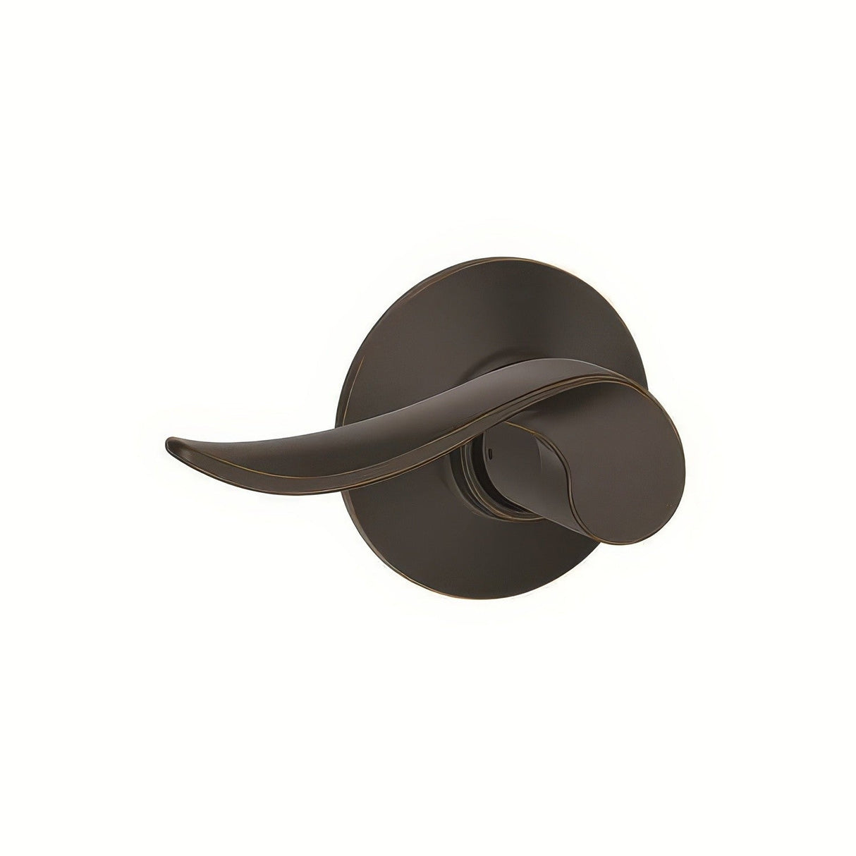 Schlage F170SAC716LH aged bronze dummy door lever