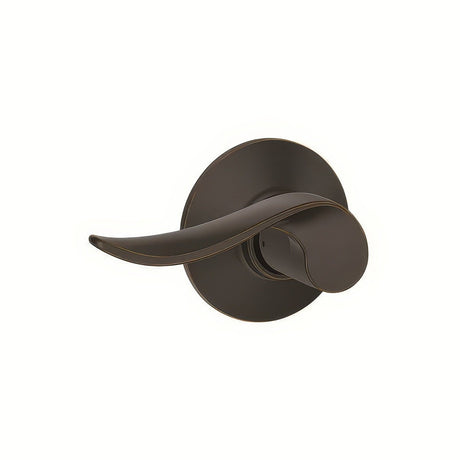 Schlage F170SAC716LH aged bronze dummy door lever
