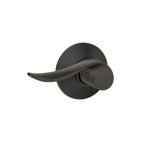 Schlage F170SAC716RH aged bronze dummy door lever