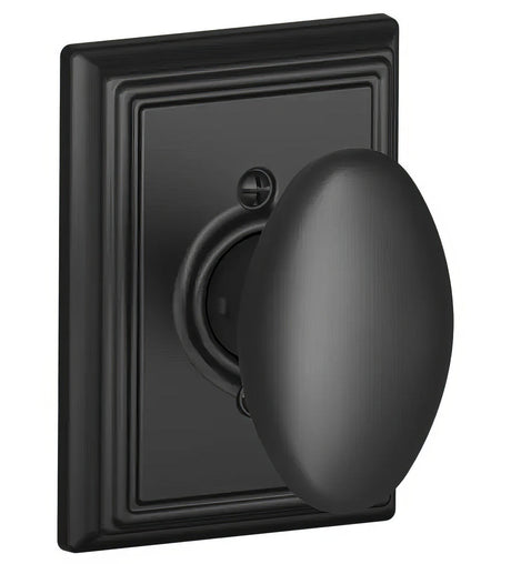 Schlage F170SIE622ADD matte black dummy door knob