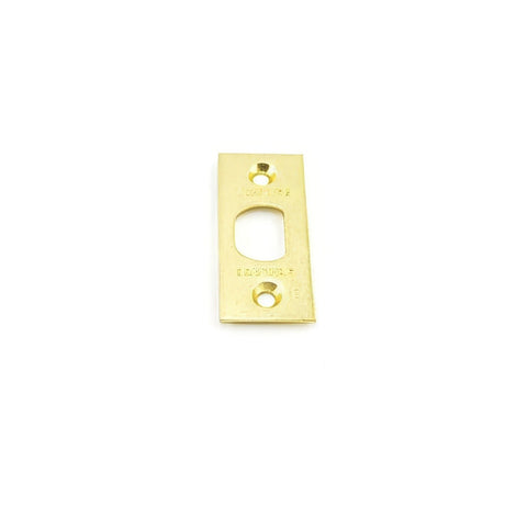 Schlage F206476519 polished brass latch faceplate