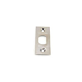 Schlage F206476651 polished chrome latch faceplate