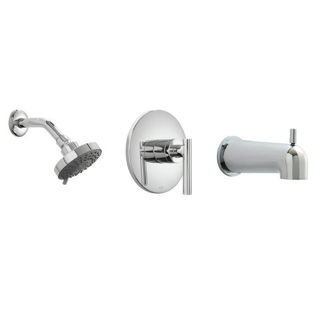 Better Home Products F39688CH Skyline tub & shower faucet, front view