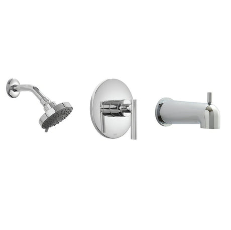 Better Home Products F39688CH Skyline tub & shower faucet, additional view