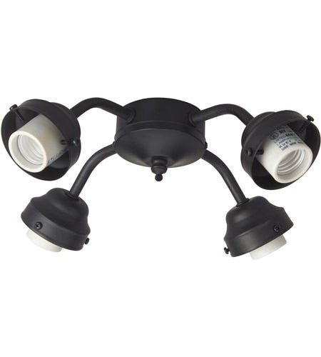 Craftmade F400-FB-LED-LED Universal 4 Light Fitter Flat Black