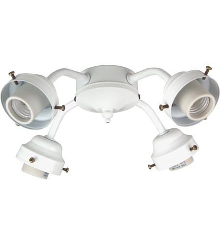 Craftmade F400-W-LED-LED Universal 4 Light Fitter White