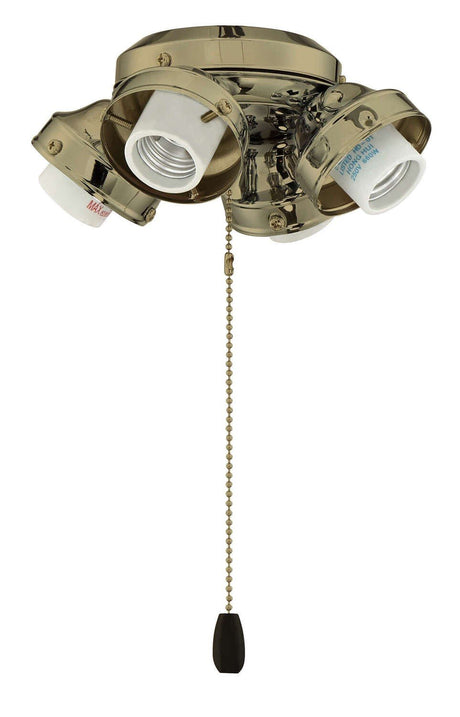 Craftmade F405-SB-LED F400-LED Universal 4 Light Fitter Satin Brass