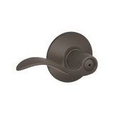 Schlage F40ACC613 oil rubbed bronze privacy door lever