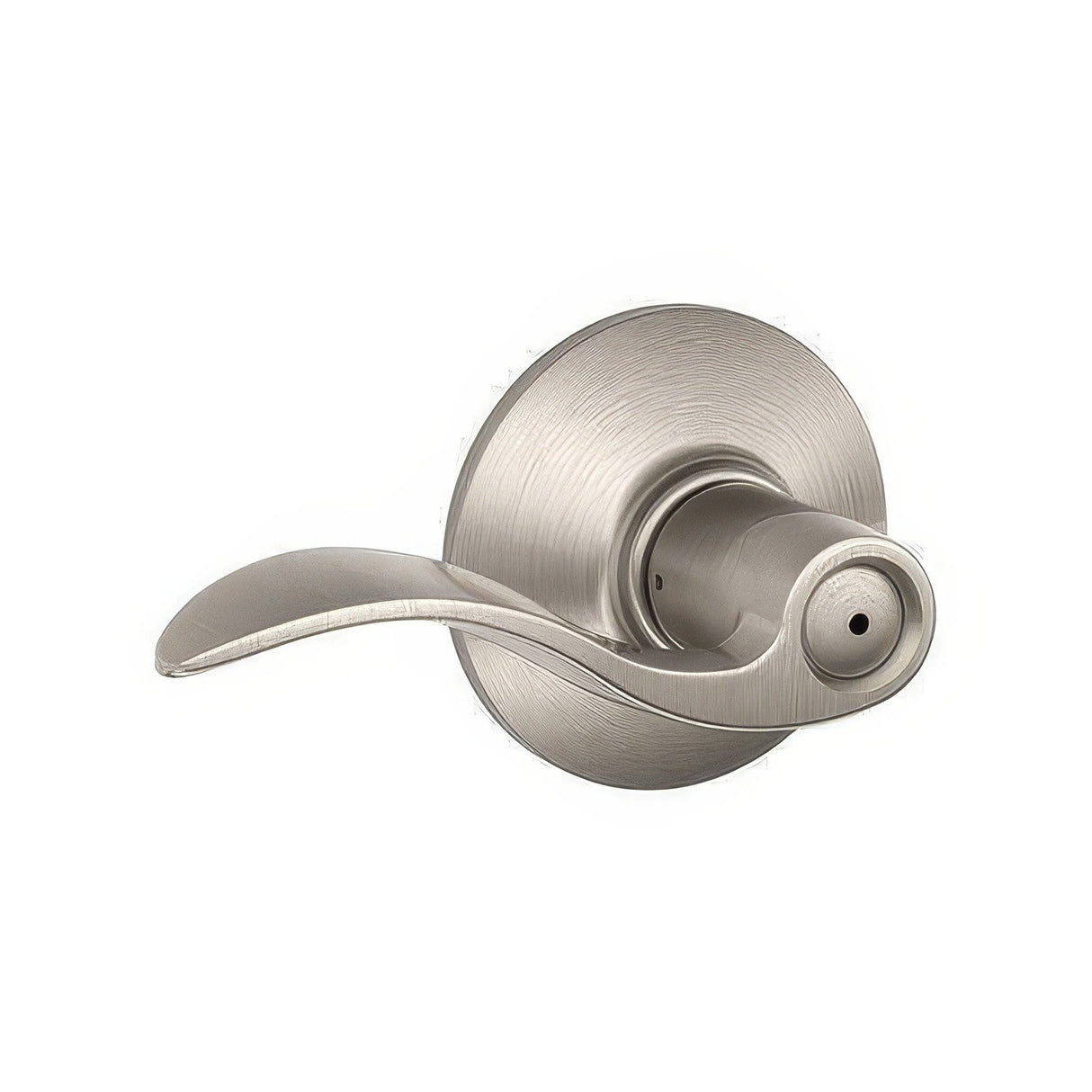 Schlage F40ACC619 satin nickel privacy door lever