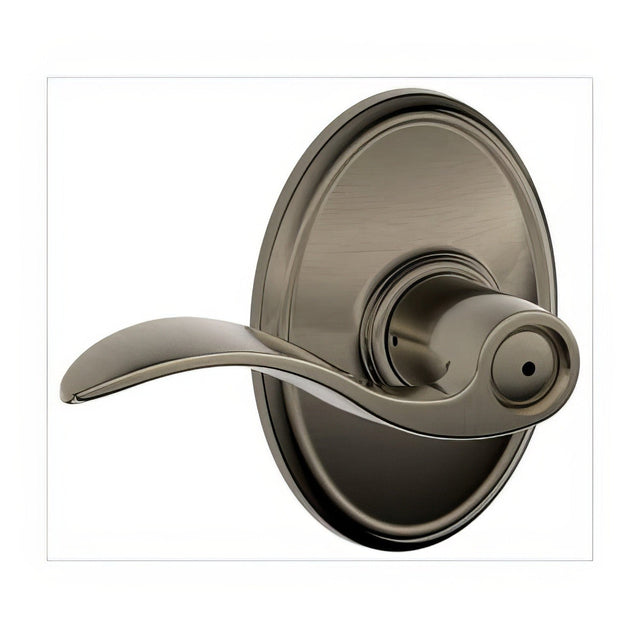 Schlage F40ACC620WKF antique pewter privacy door lever