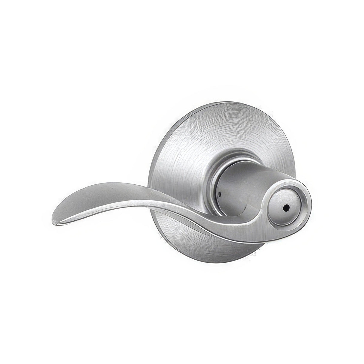 Schlage F40ACC626 satin chrome privacy door lever