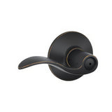Schlage F40ACC716 aged bronze privacy door lever