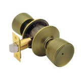 Schlage F40BEL609 antique brass privacy door knob