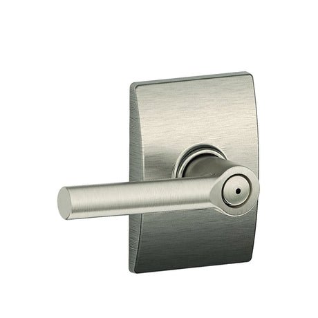 Schlage F40BRW619CEN satin nickel privacy door lever
