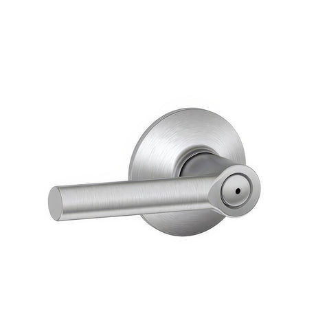 Schlage F40BRW626 satin chrome privacy door lever