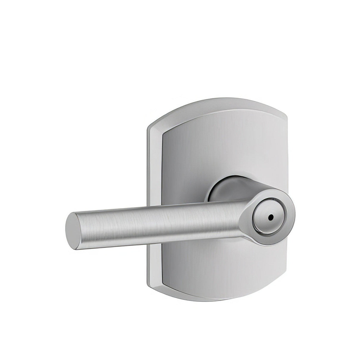 Schlage F40BRW626GRW satin chrome privacy door lever