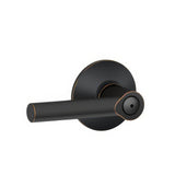 Schlage F40BRW716 aged bronze privacy door lever