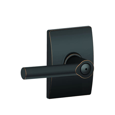 Schlage F40BRW716CEN aged bronze privacy door lever