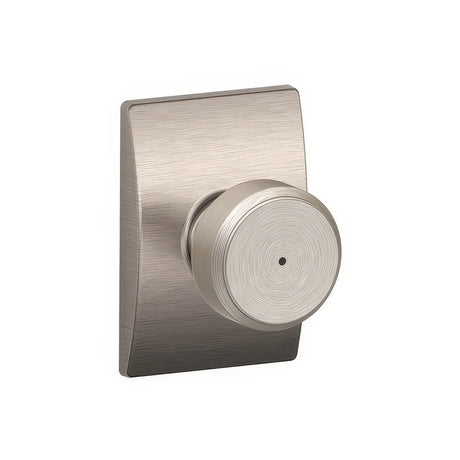 Schlage F40BWE619CEN satin nickel residential door knob