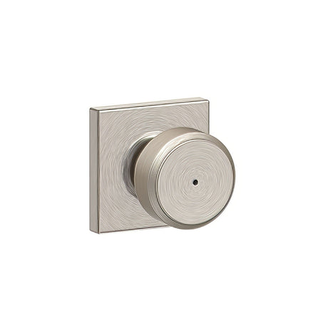 Schlage F40BWE619COL satin nickel residential door knob