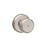 Schlage F40BWE619GSN satin nickel residential door knob