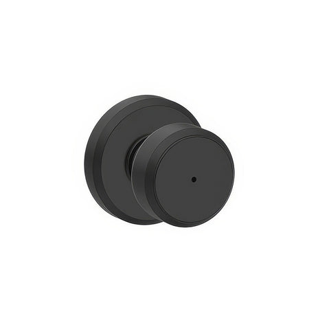 Schlage F40BWE622GSN matte black residential door knob