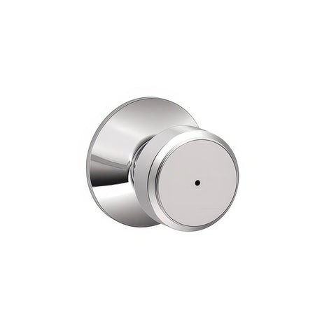 Schlage F40BWE625 bright chrome privacy door knob