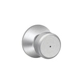 Schlage F40BWE626 F Series privacy door knob, additional view