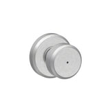Schlage F40BWE626GSN satin chrome residential door knob