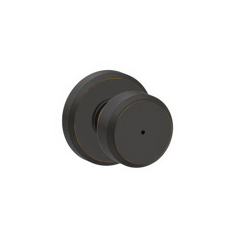 Schlage F40BWE716GSN aged bronze residential door knob