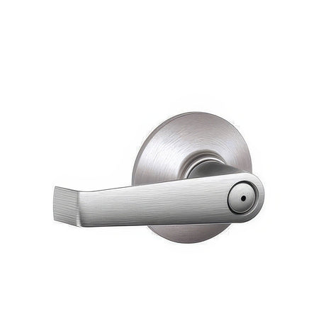 Schlage F40ELA626 satin chrome privacy door lever