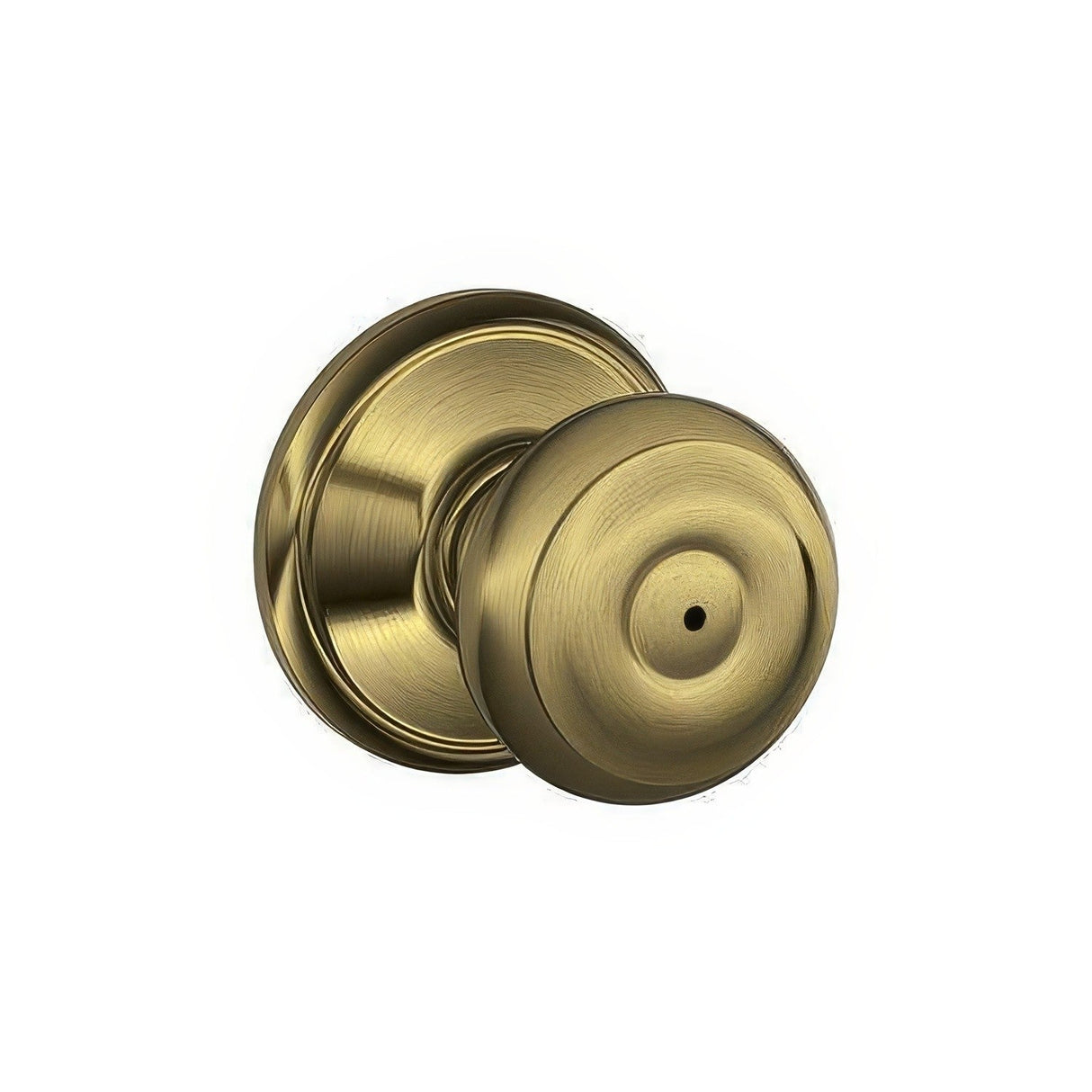 Schlage F40GEO609 antique brass privacy door knob