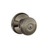 Schlage F40GEO620 antique pewter privacy door knob