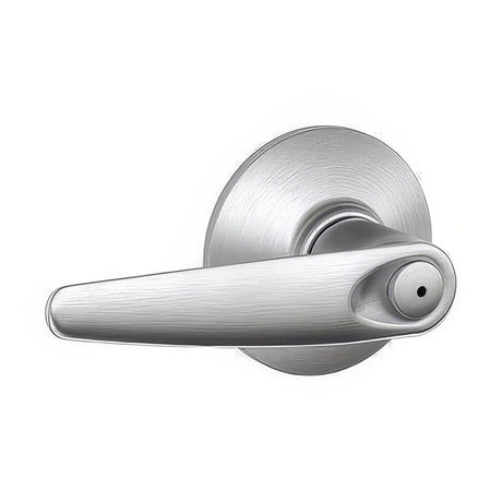 Schlage F40JAZ626 satin chrome privacy door lever