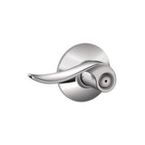 Schlage F40SAC625 bright chrome privacy door lever
