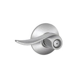 Schlage F40SAC626 satin chrome privacy door lever