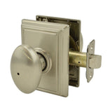 Schlage F40SIE619ADD satin nickel privacy door knob