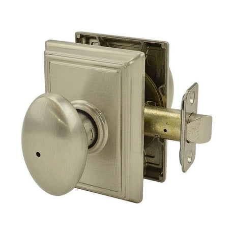 Schlage F40SIE619ADD satin nickel privacy door knob