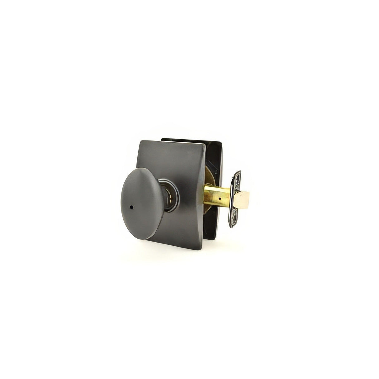 Schlage F40SIE622CEN matte black privacy door knob