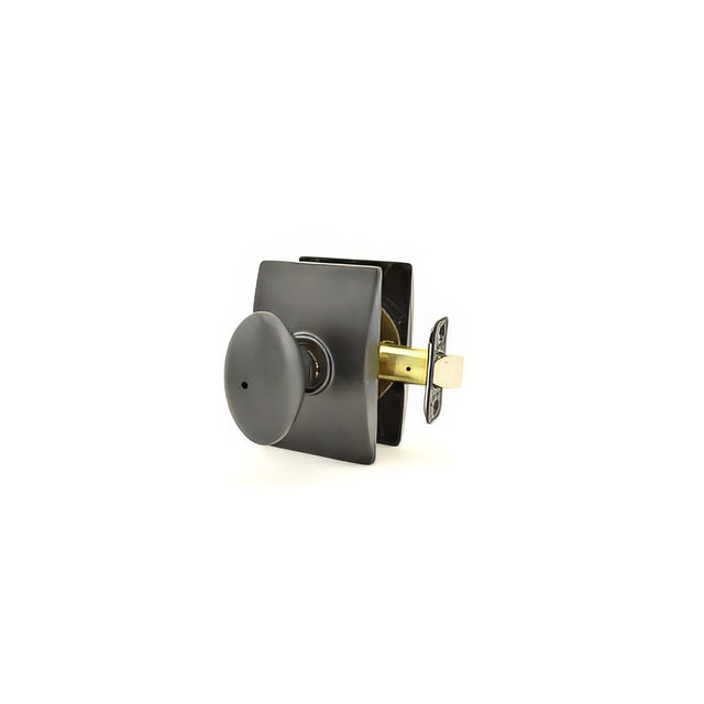Schlage F40SIE622CEN matte black privacy door knob