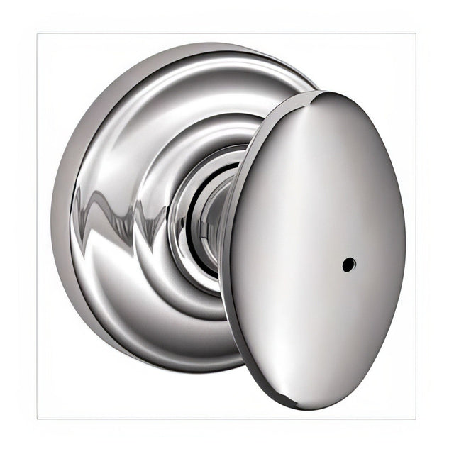 Schlage F40SIE625AND polished chrome privacy door knob