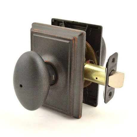 Schlage F40SIE716ADD aged bronze privacy door knob