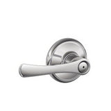Schlage F40VLA625 polished chrome privacy door lever