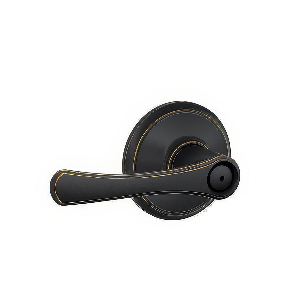 Schlage F40VLA716 aged bronze privacy door lever