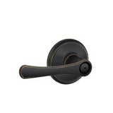 Schlage F40VLA716 aged bronze privacy door lever