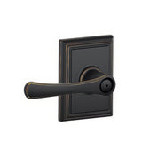 Schlage F40VLA716ADD aged bronze privacy door lever