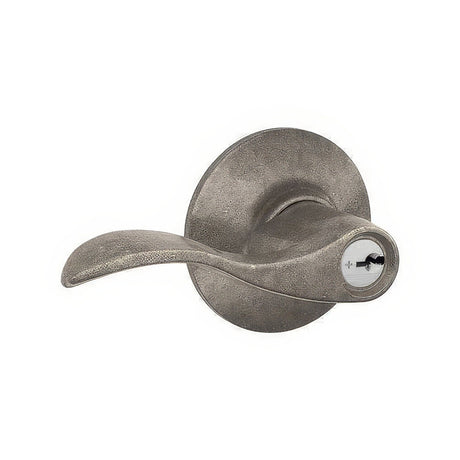 Schlage F51AACC621 F-Series keyed entry keyed entry door lever, additional view